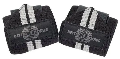 Better Bodies Elastic Wrist Wraps - Schwarz