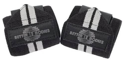 Better Bodies Elastic Wrist Wraps - Schwarz