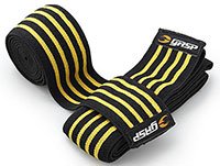 GASP Knee Wraps - Black/Flame
