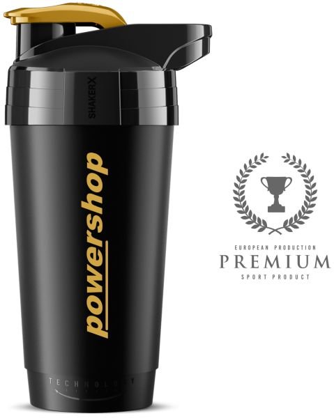 POWERSHOP Premium Shaker - schwarz/gold
